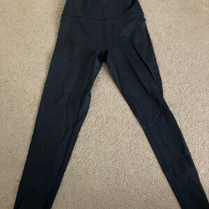 High Rise 7/8 Length Navy Aerie Leggings